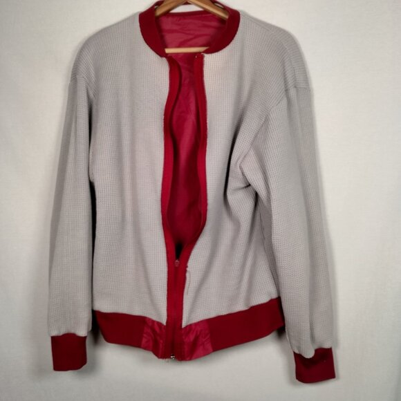 Vintage University Of Alabama Crimson Tide Jacket Men Large Red Thermal Rip Stop - Picture 4 of 16